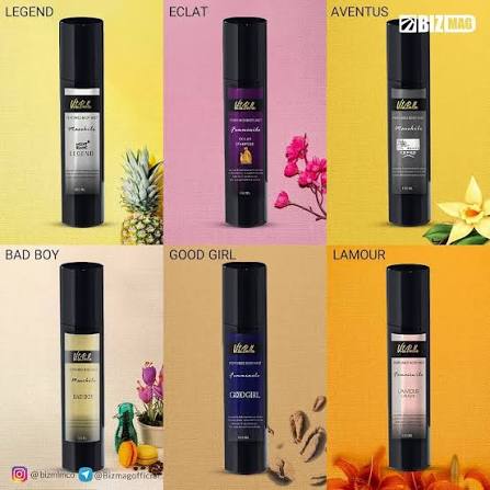 بادی میست 150 میل برند vitabellaمدل lamour برای کاهش تعرق و بوی بد بدن